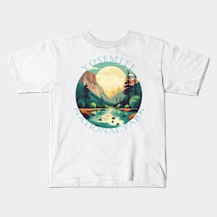 Yosemite National Park Kids T-Shirt